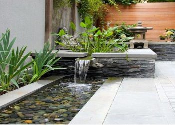 Tổng hợp mẫu thiết kế tiểu cảnh thác nước sân vườn đẹp