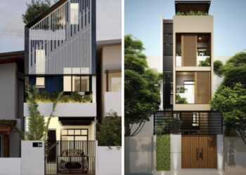 20+ Mẫu nhà phố mặt tiền 6m 3 tầng đẹp, độc đáo