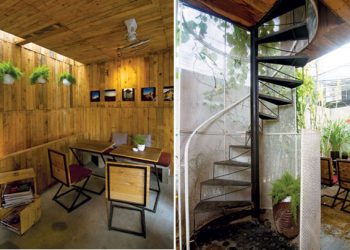 Mẫu thiết kế tiểu cảnh đẹp quán Cafe