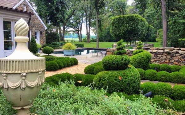 Sân vườn biệt thự đẹp phong cách Châu Âu