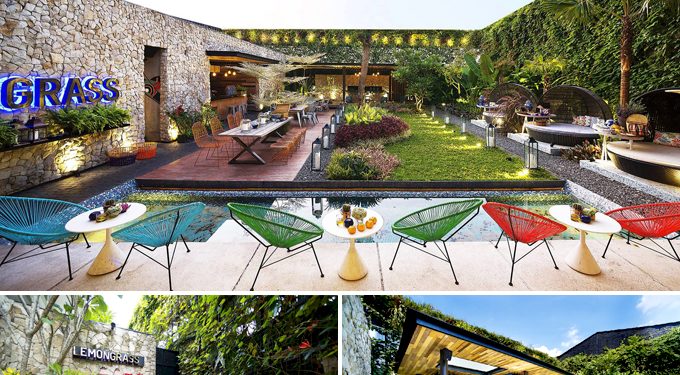 Sân vườn tiểu cảnh quán Cafe đẹp