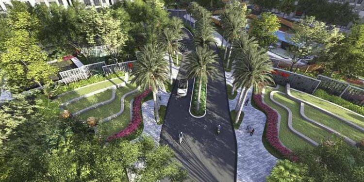 Mẫu thiết kế cảnh quan chung cư đẹp