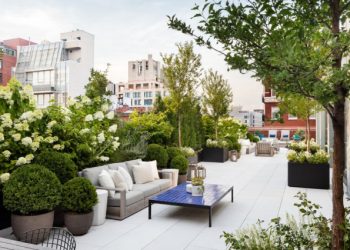 Thiết kế sân vườn trên sân thượng tạo cảm hứng sống giữa thiên đường