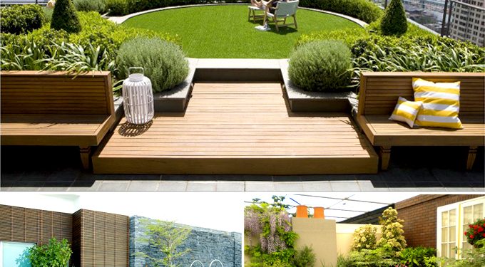 Tiểu cảnh vườn sân thượng nhà đẹp
