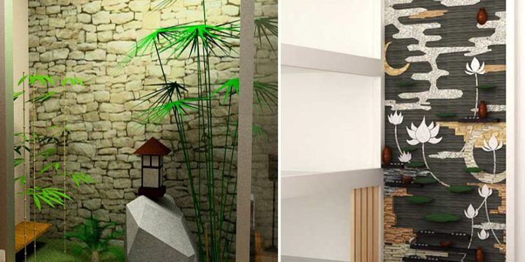 Mẫu tranh đá trong nhà | Thiết kế tranh đá trong nhà