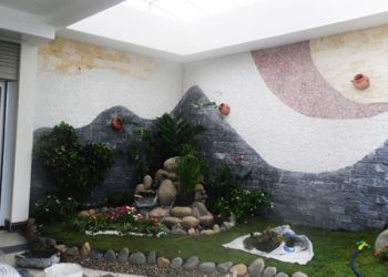 TIỂU CẢNH GIẾNG TRỜI – Thiết kế tiểu cảnh giếng trời đẹp