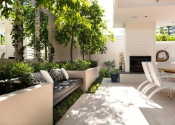 Ý tưởng thiết kế sân vườn rộng tạo nên vẻ đẹp sang trọng cho ngôi nhà