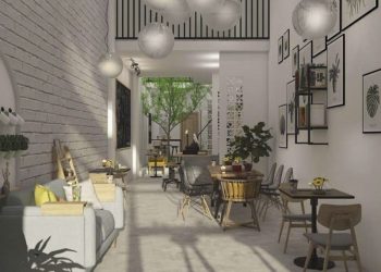 20+ mẫu thiết kế quán cafe nhà ống đẹp, hút khách 2023