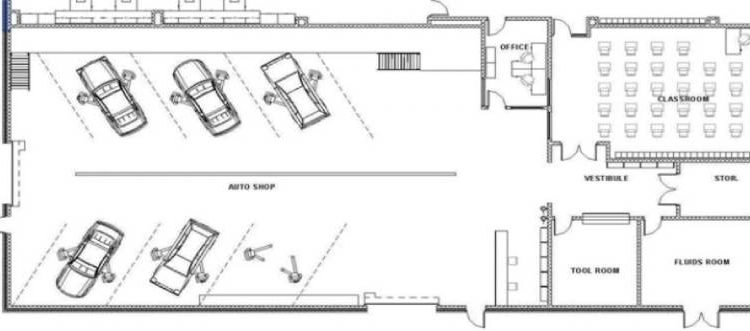 10+ Mẫu thiết kế nhà xưởng gara ô tô đẹp, tiết kiệm chi phí